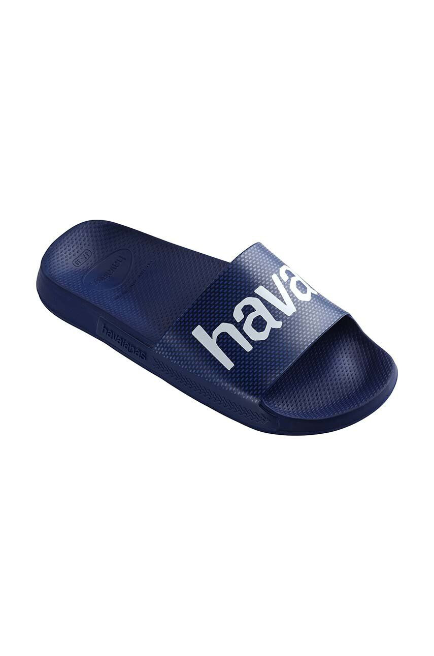 Havaianas Šľapky SLIDE CLASSIC LOGOMANIA tmavomodrá farba 4148124.0555 - Pepit.sk