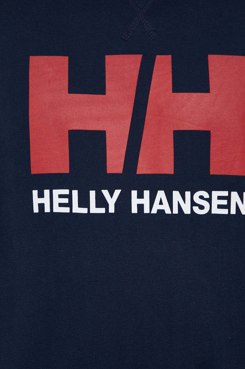 Helly Hansen Bavlnená mikina pánska šedá farba jednofarebná - Pepit.sk