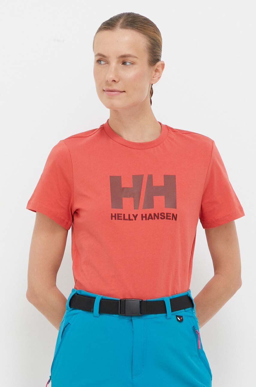 Helly Hansen Bavlnené tričko biela farba - Pepit.sk