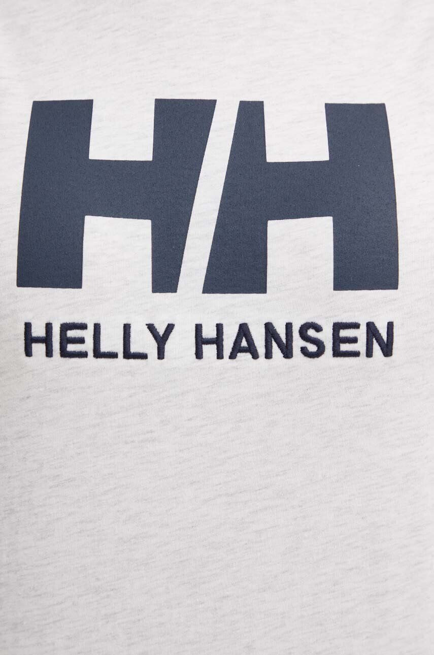 Helly Hansen Bavlnené tričko biela farba - Pepit.sk