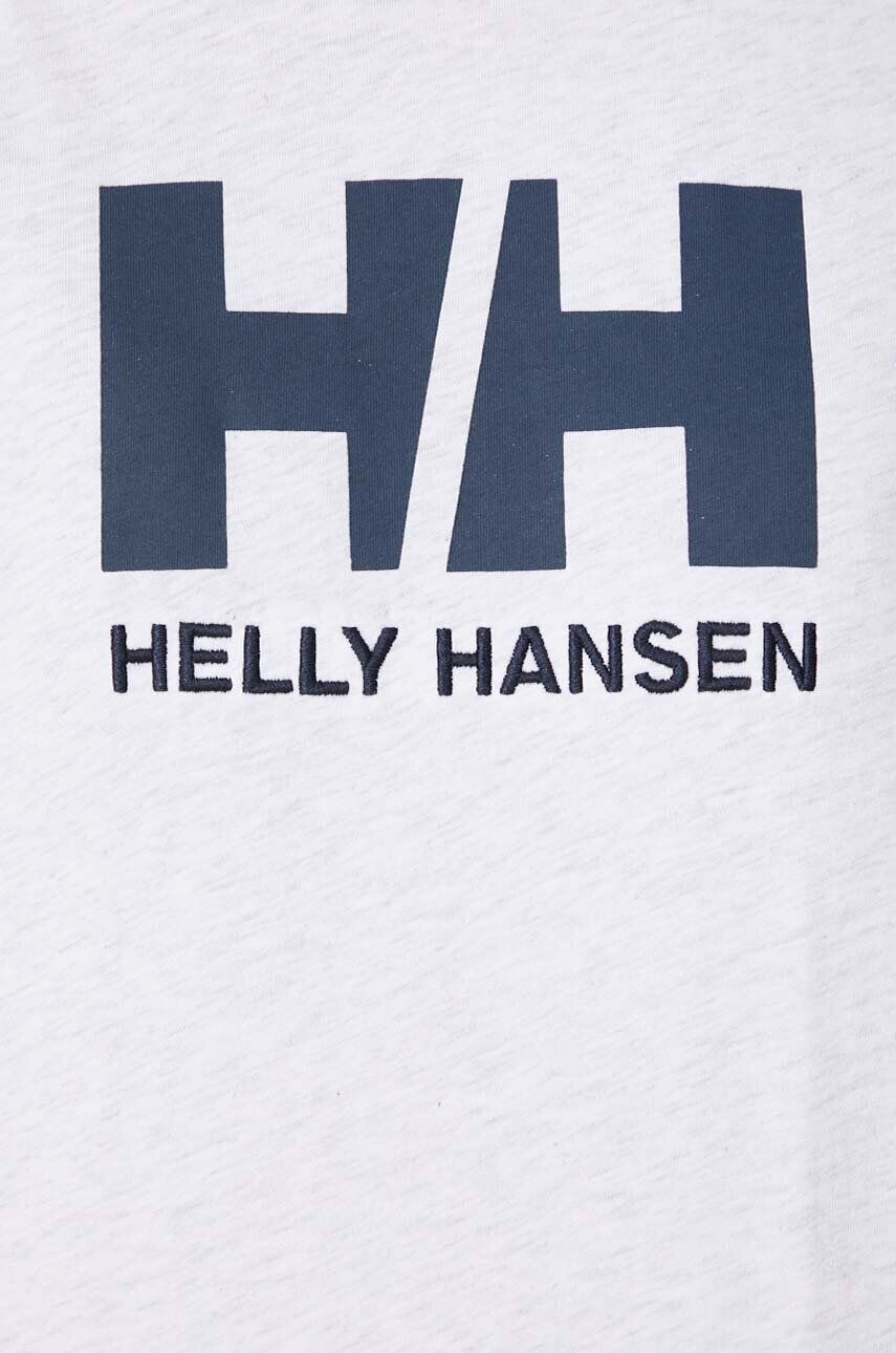 Helly Hansen Bavlnené tričko biela farba - Pepit.sk