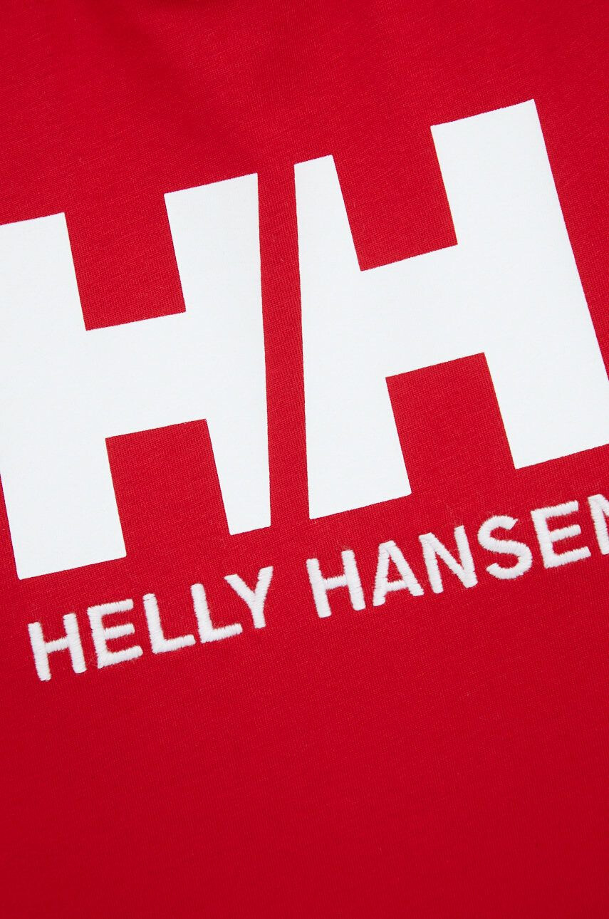 Helly Hansen Bavlnené tričko 53285-096 čierna farba s potlačou - Pepit.sk