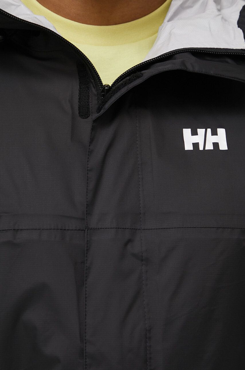 Helly Hansen Nepremokavá bunda Loke 62252-402 pánska čierna farba - Pepit.sk