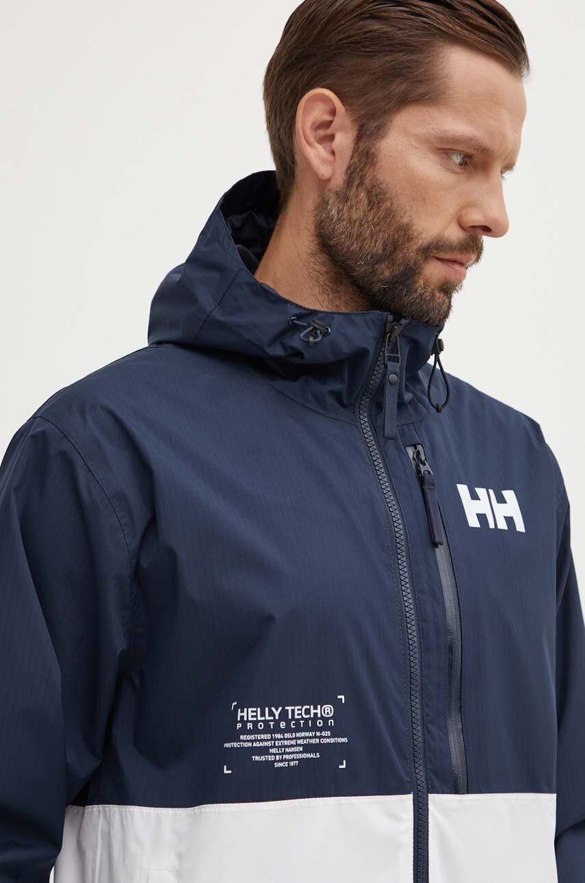 Helly Hansen Bunda 53085-597 pánska tmavomodrá farba prechodná - Pepit.sk