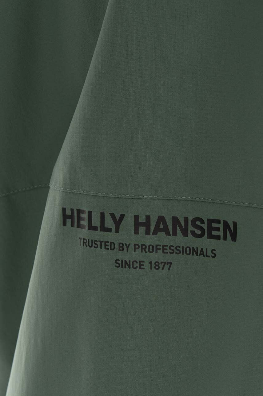 Helly Hansen Bunda Move Rain Jacket 53960 990 pánska zelená farba prechodná - Pepit.sk