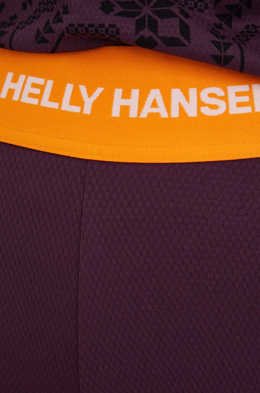 Helly Hansen Legíny dámske fialová farba jednofarebné - Pepit.sk