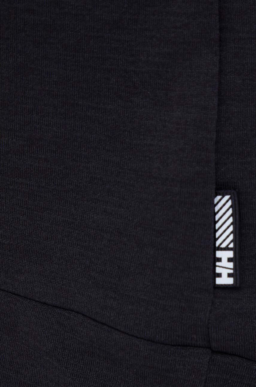 Helly Hansen Mikina pánska čierna farba s kapucňou vzorovaná - Pepit.sk