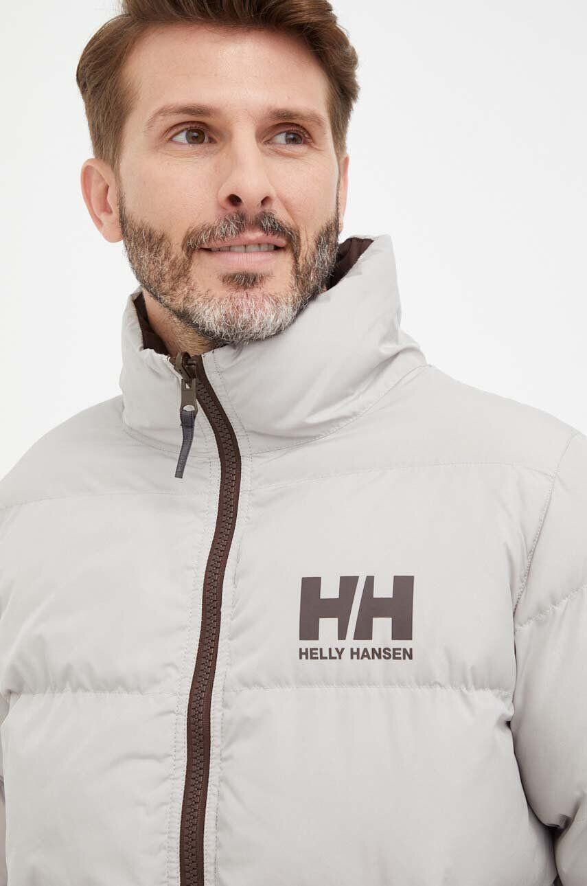 Helly Hansen Obojstranná bunda dámska fialová farba zimná oversize - Pepit.sk