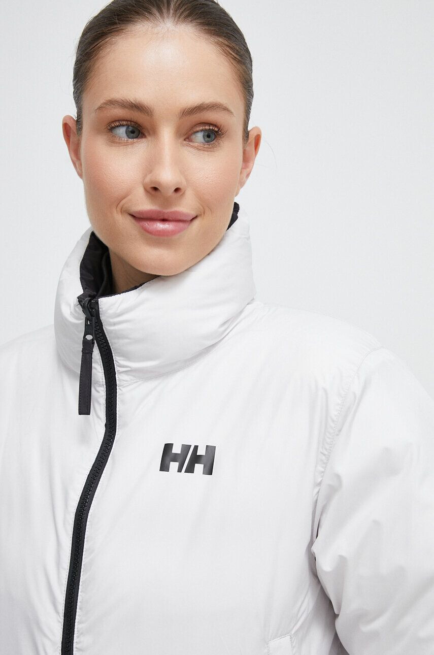 Helly Hansen Obojstranná bunda dámska čierna farba zimná oversize - Pepit.sk