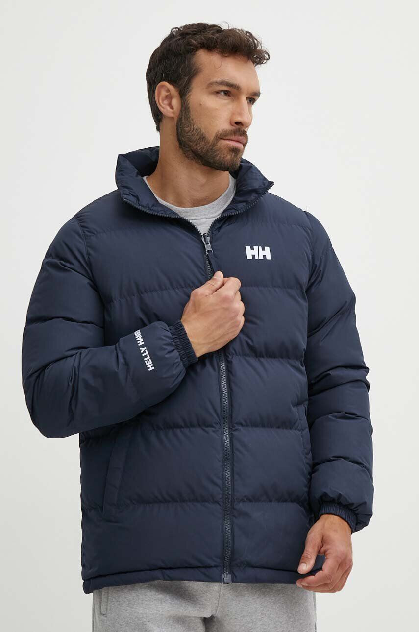 Helly Hansen Obojstranná bunda YU 23 REVERSIBLE PUFFER pánska tmavomodrá farba zimná 54060 - Pepit.sk