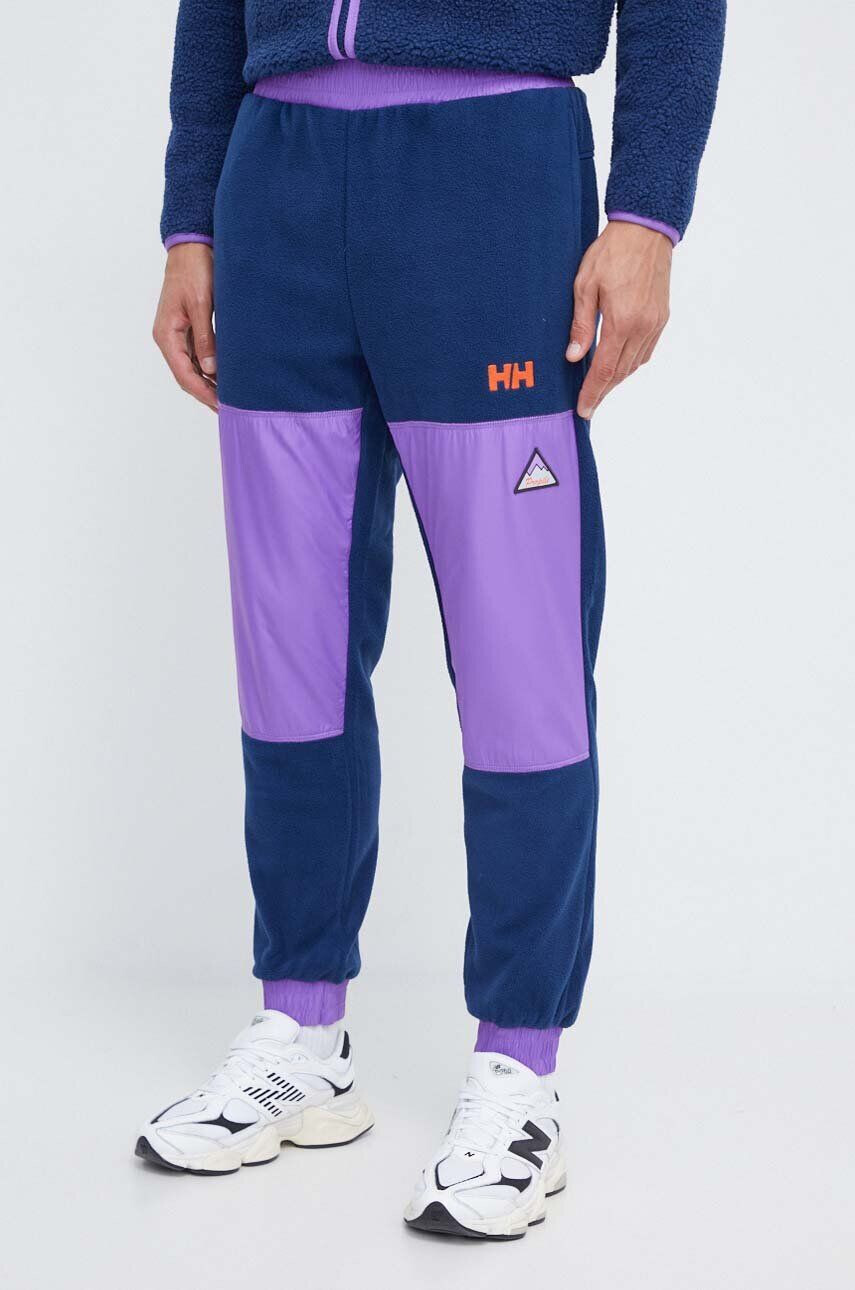 Helly Hansen Tepláky tmavomodrá farba vzorované - Pepit.sk