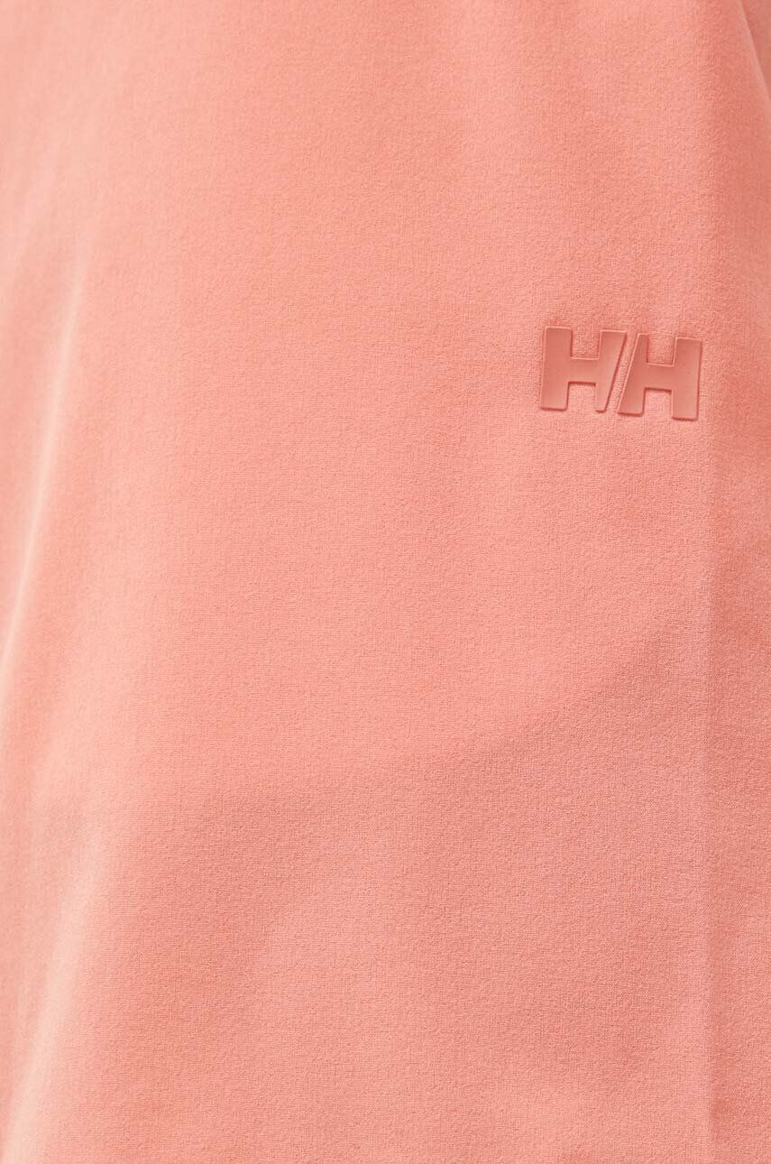 Helly Hansen Turistické šortky Thalia 2.0 oranžová farba jednofarebné vysoký pás - Pepit.sk