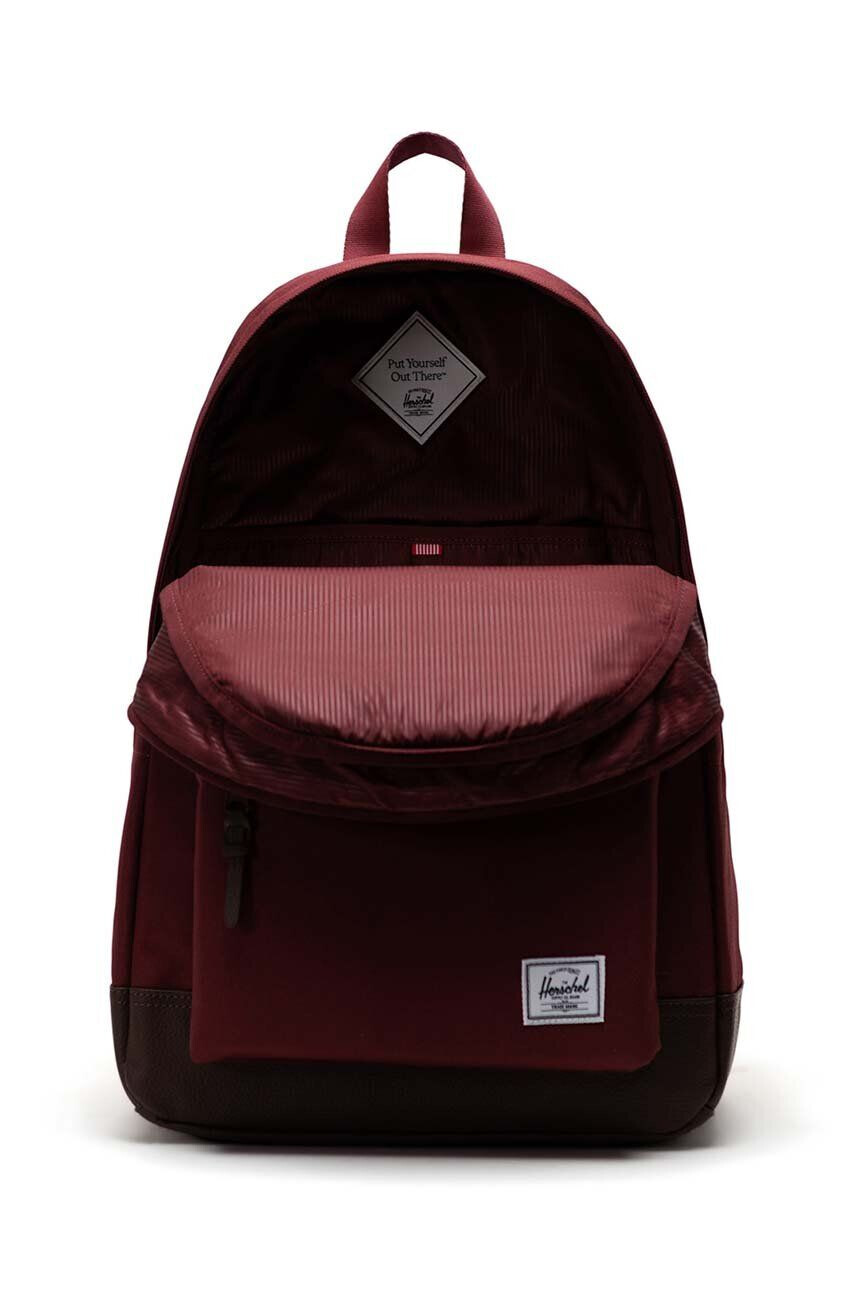 Herschel Ruksak 11383-05918-OS Heritage Backpack bordová farba veľký jednofarebný - Pepit.sk