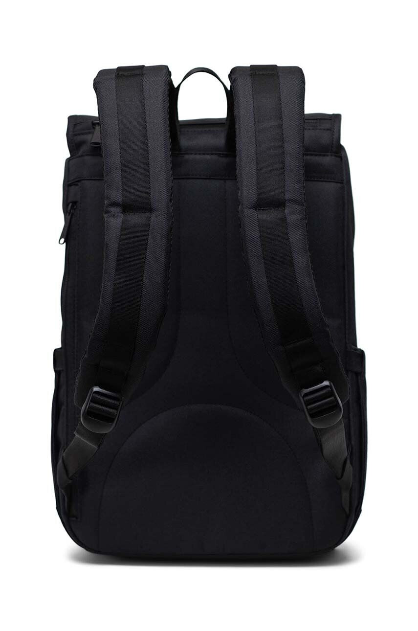 Herschel Ruksak 11391-05881-O Little America Mid Backpack čierna farba veľký jednofarebný - Pepit.sk