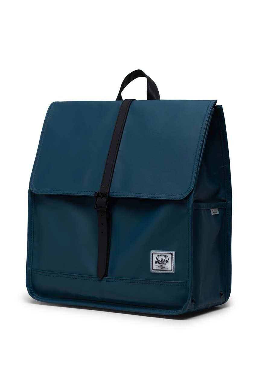 Herschel Ruksak City Backpack zelená farba veľký jednofarebný - Pepit.sk