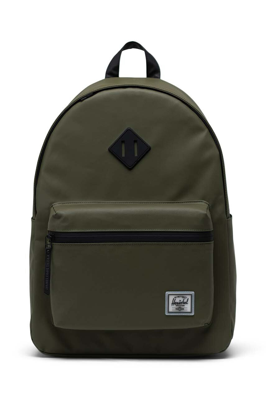 Herschel Ruksak Water Resistant Classic X-Large 11015.04281.OS-IvyGreen zelená farba veľký jednofarebný - Pepit.sk