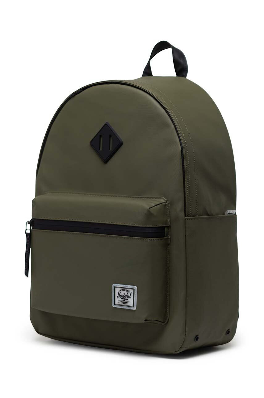 Herschel Ruksak Water Resistant Classic X-Large 11015.04281.OS-IvyGreen zelená farba veľký jednofarebný - Pepit.sk