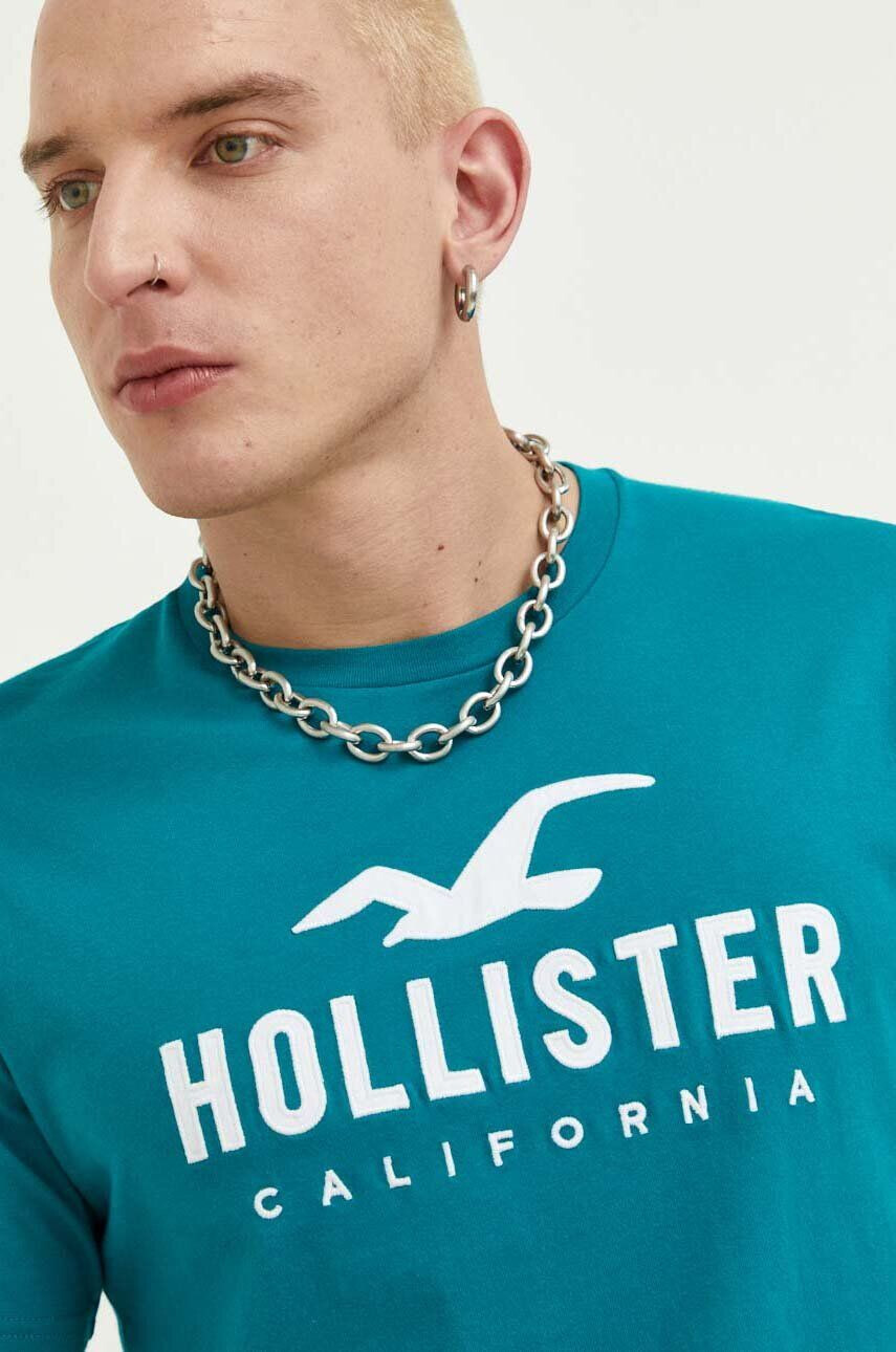 Hollister Co. Bavlnené tričko - Pepit.sk