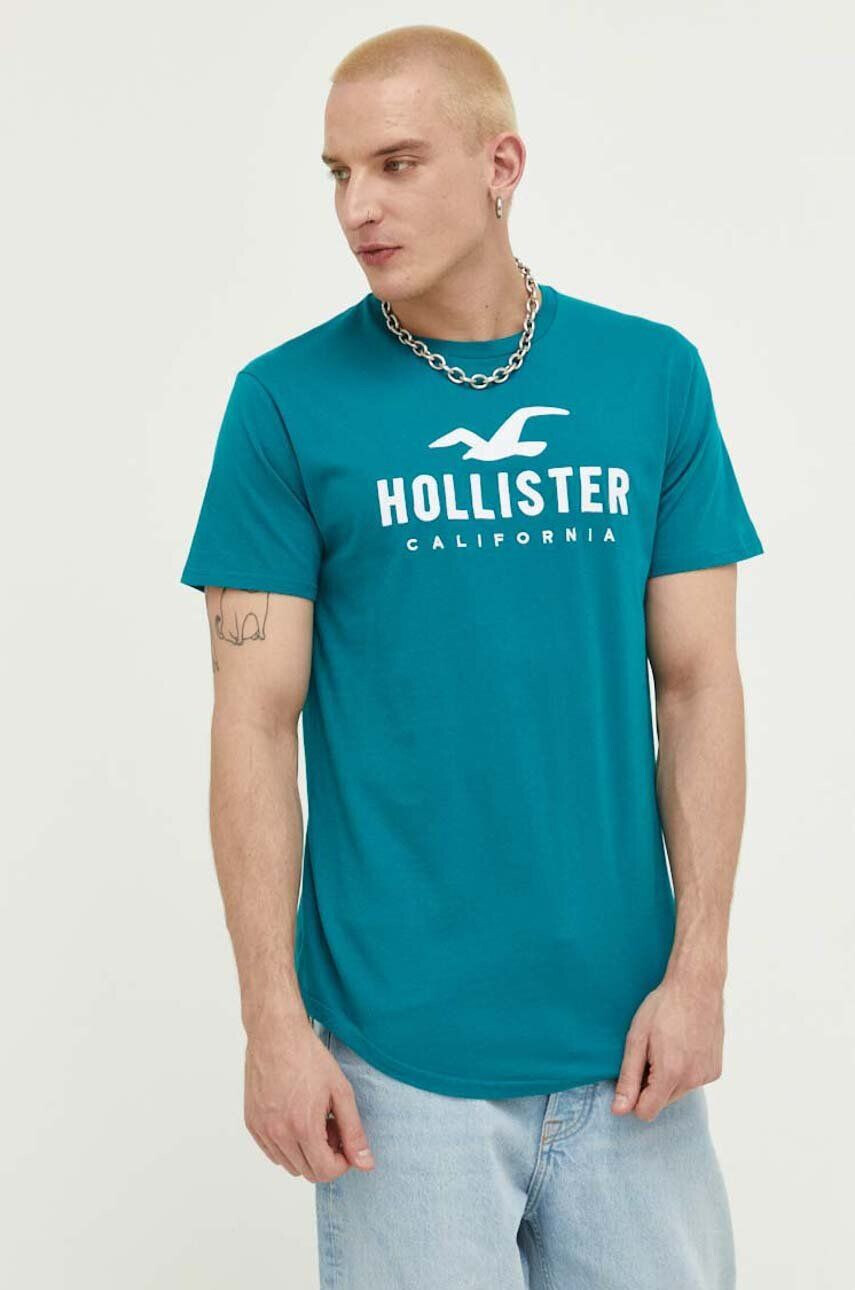 Hollister Co. Bavlnené tričko - Pepit.sk