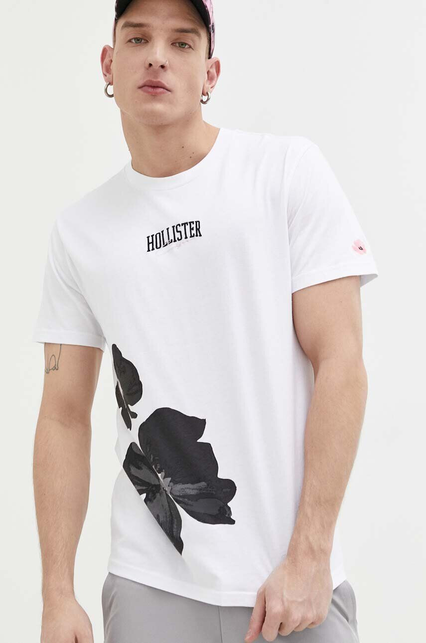 Hollister Co. Bavlnené tričko - Pepit.sk