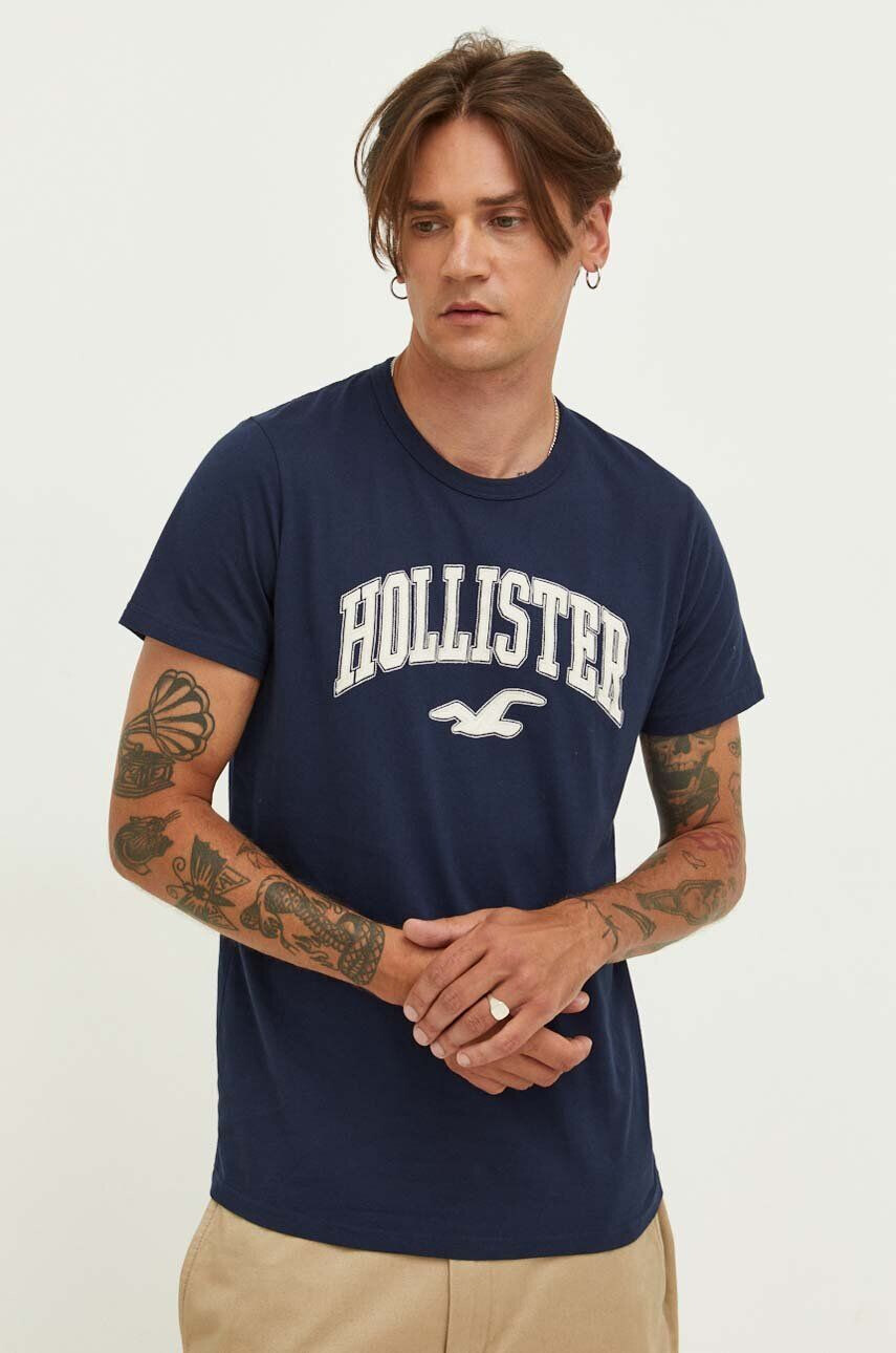 Hollister Co. Bavlnené tričko - Pepit.sk