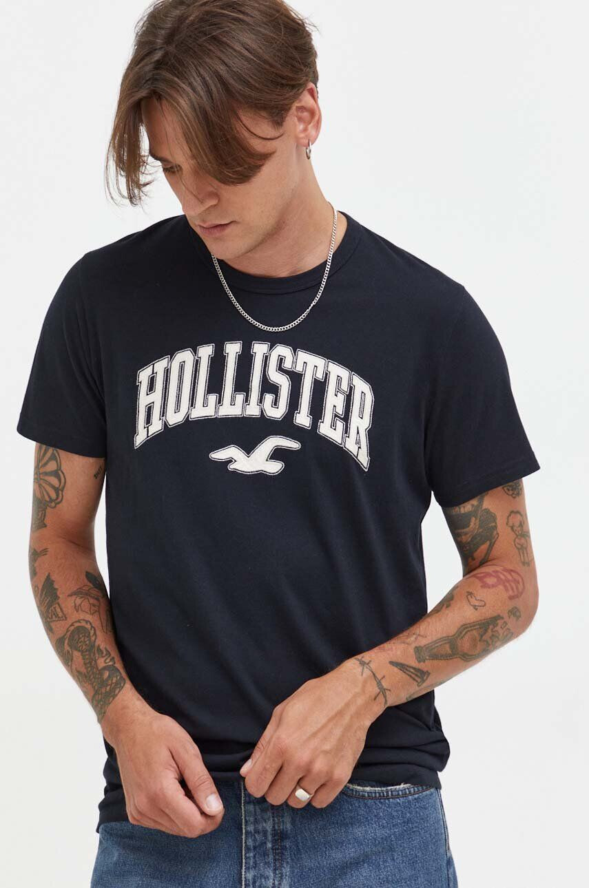 Hollister Co. Bavlnené tričko - Pepit.sk