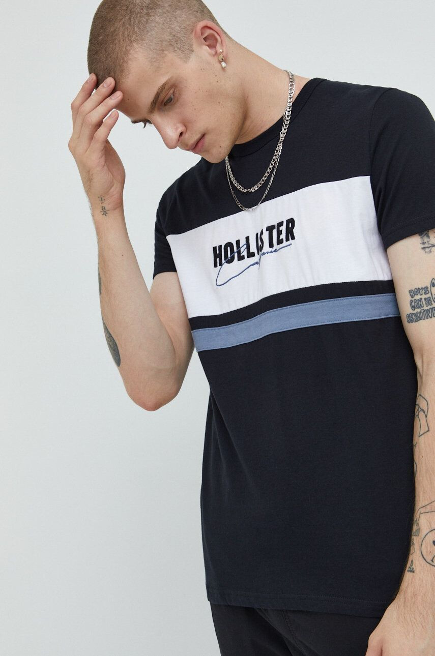 Hollister Co. Bavlnené tričko - Pepit.sk