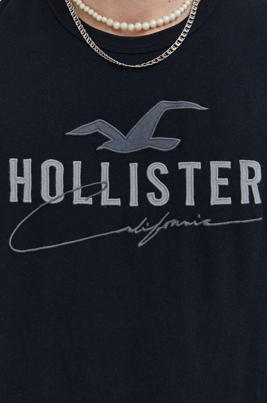 Hollister Co. Bavlnené tričko - Pepit.sk