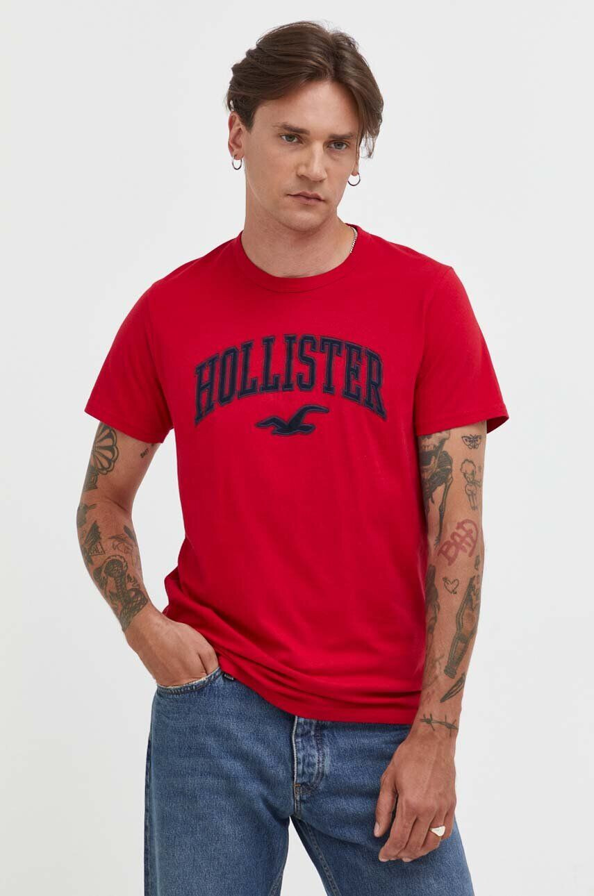 Hollister Co. Bavlnené tričko - Pepit.sk