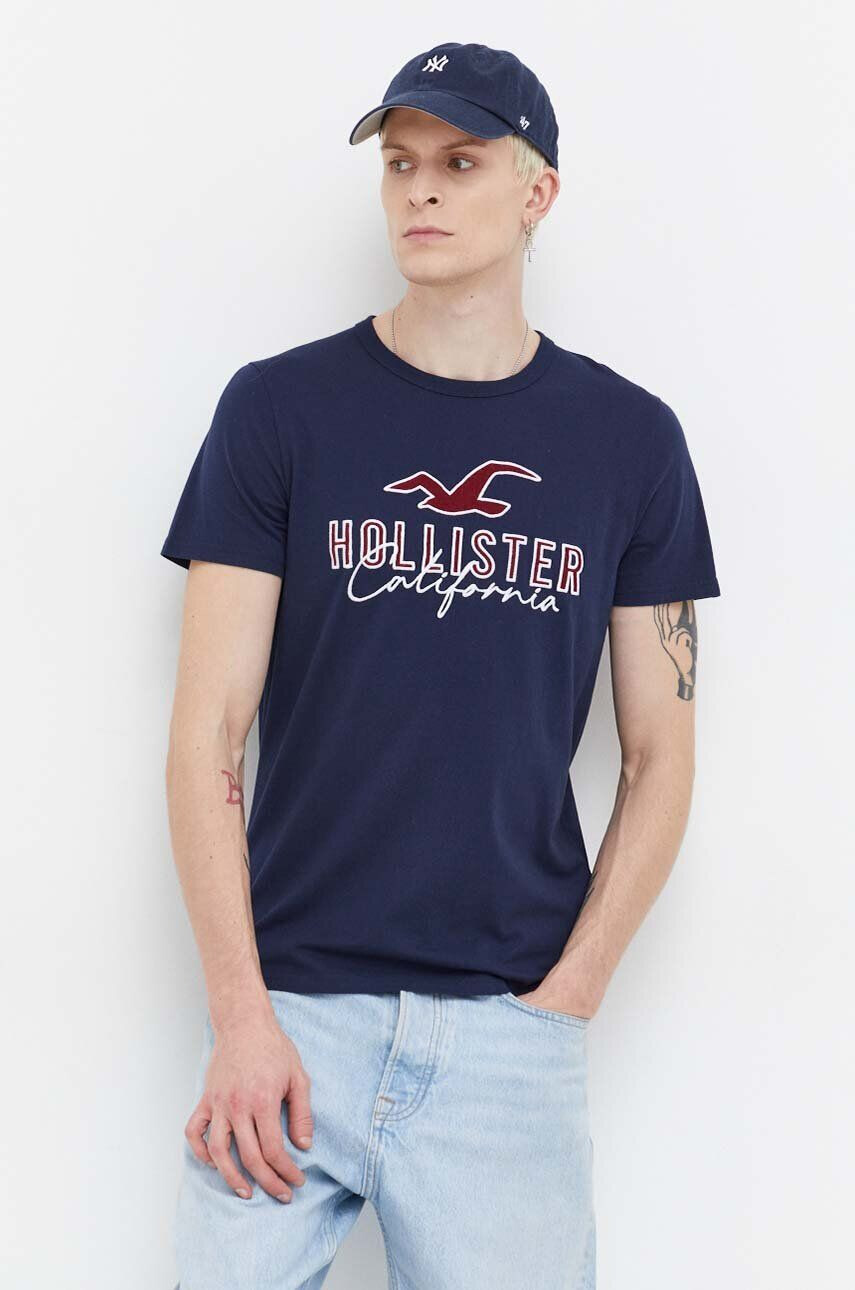 Hollister Co. Bavlnené tričko - Pepit.sk