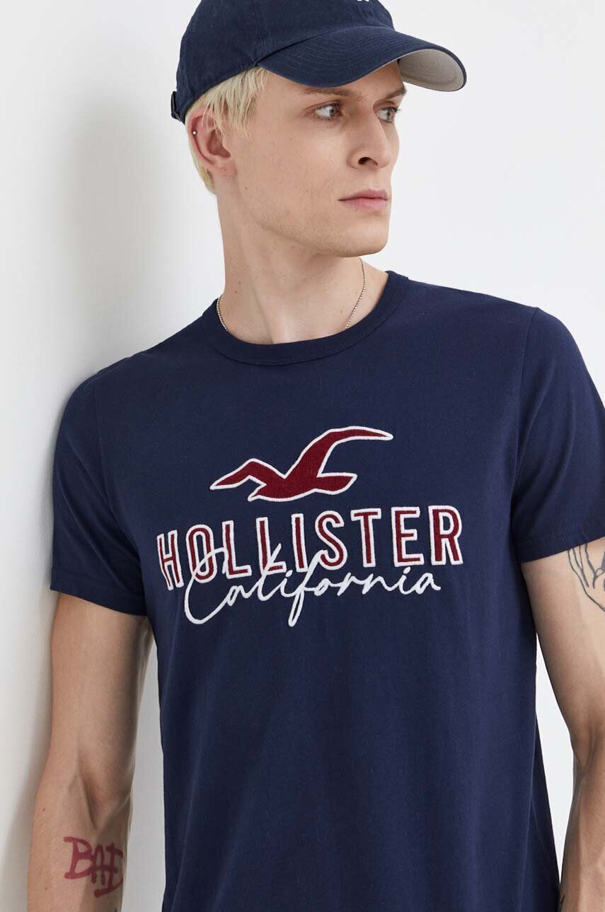 Hollister Co. Bavlnené tričko - Pepit.sk