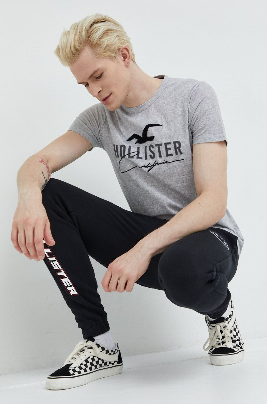 Hollister Co. Bavlnené tričko - Pepit.sk