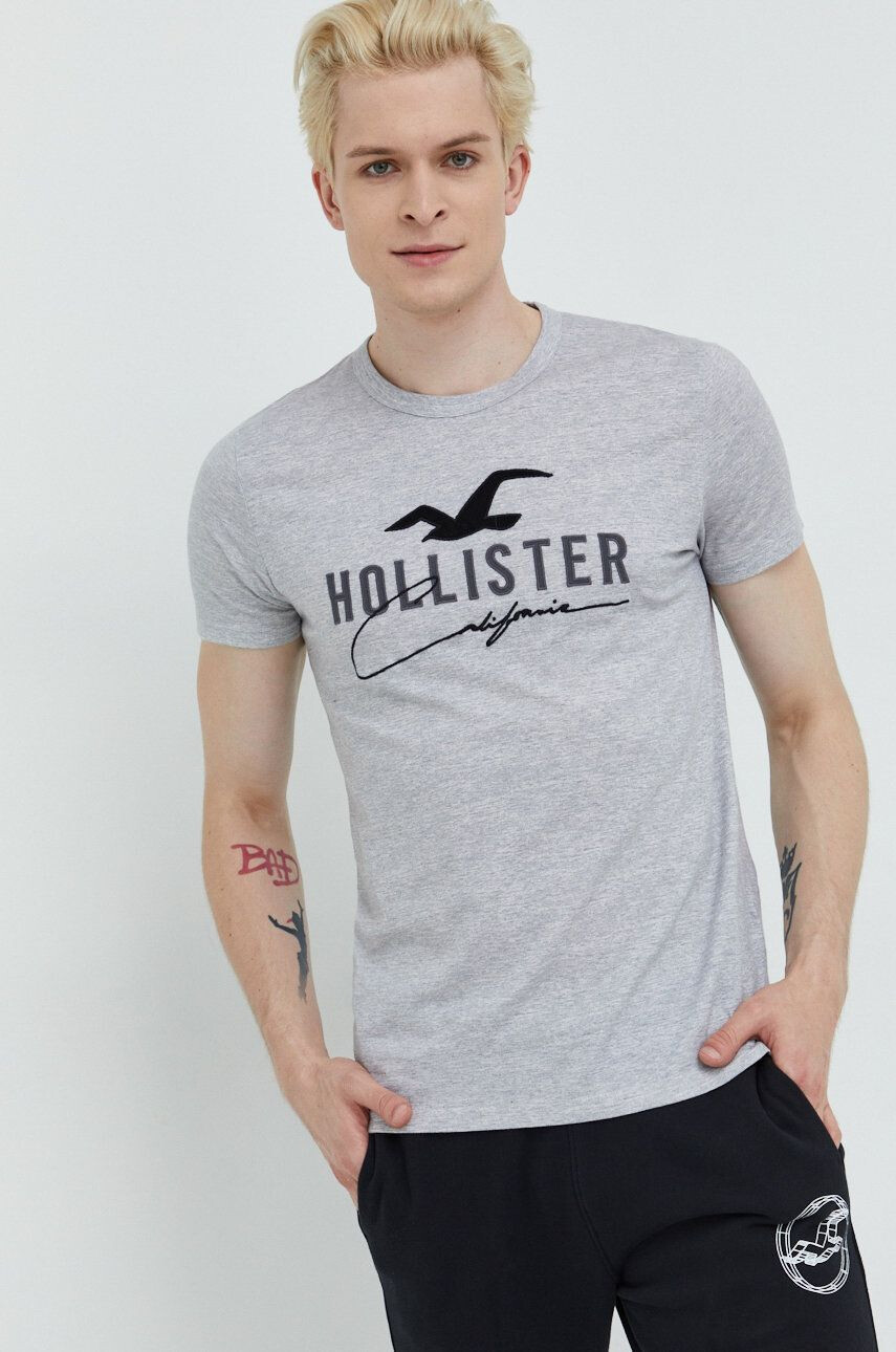 Hollister Co. Bavlnené tričko - Pepit.sk