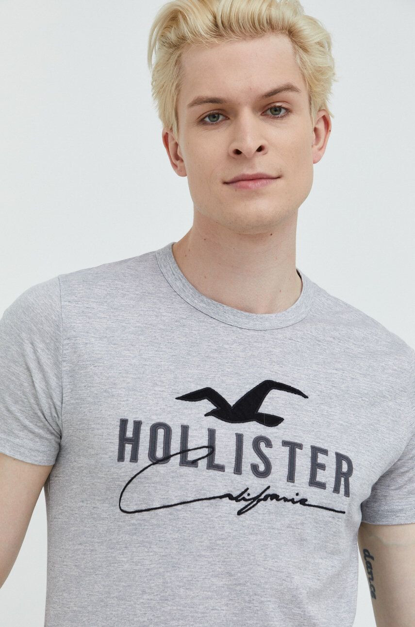 Hollister Co. Bavlnené tričko - Pepit.sk