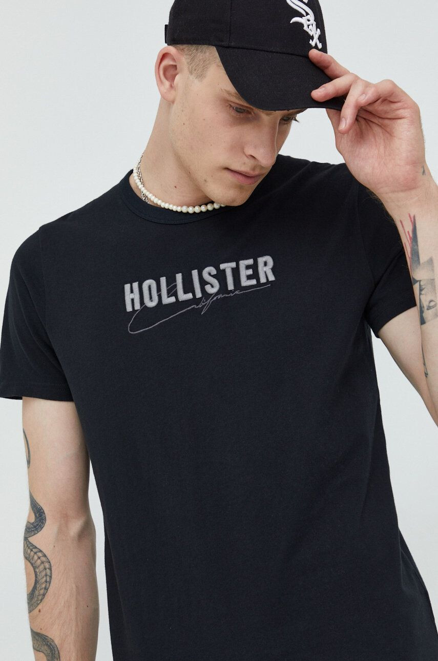 Hollister Co. Bavlnené tričko - Pepit.sk