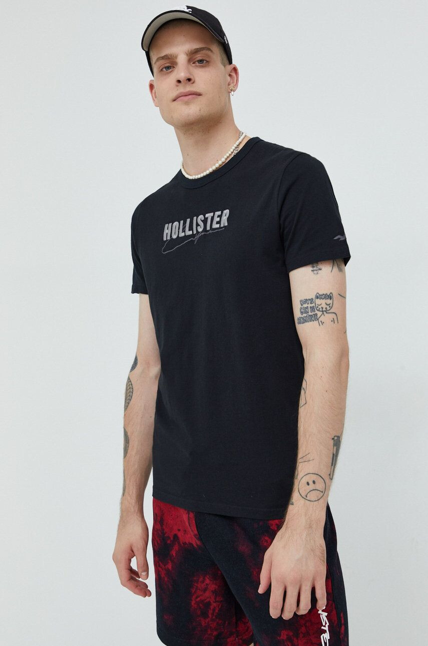 Hollister Co. Bavlnené tričko - Pepit.sk