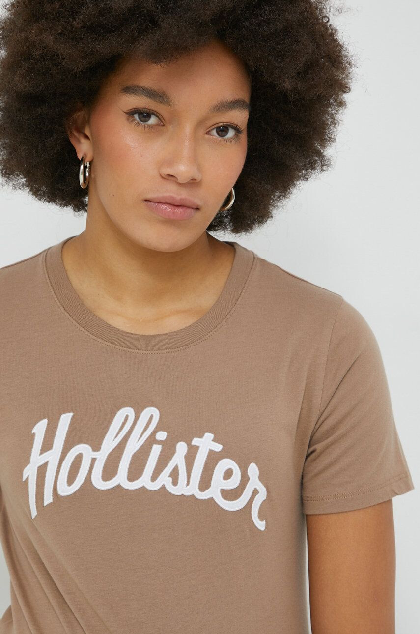 Hollister Co. Bavlnené tričko - Pepit.sk