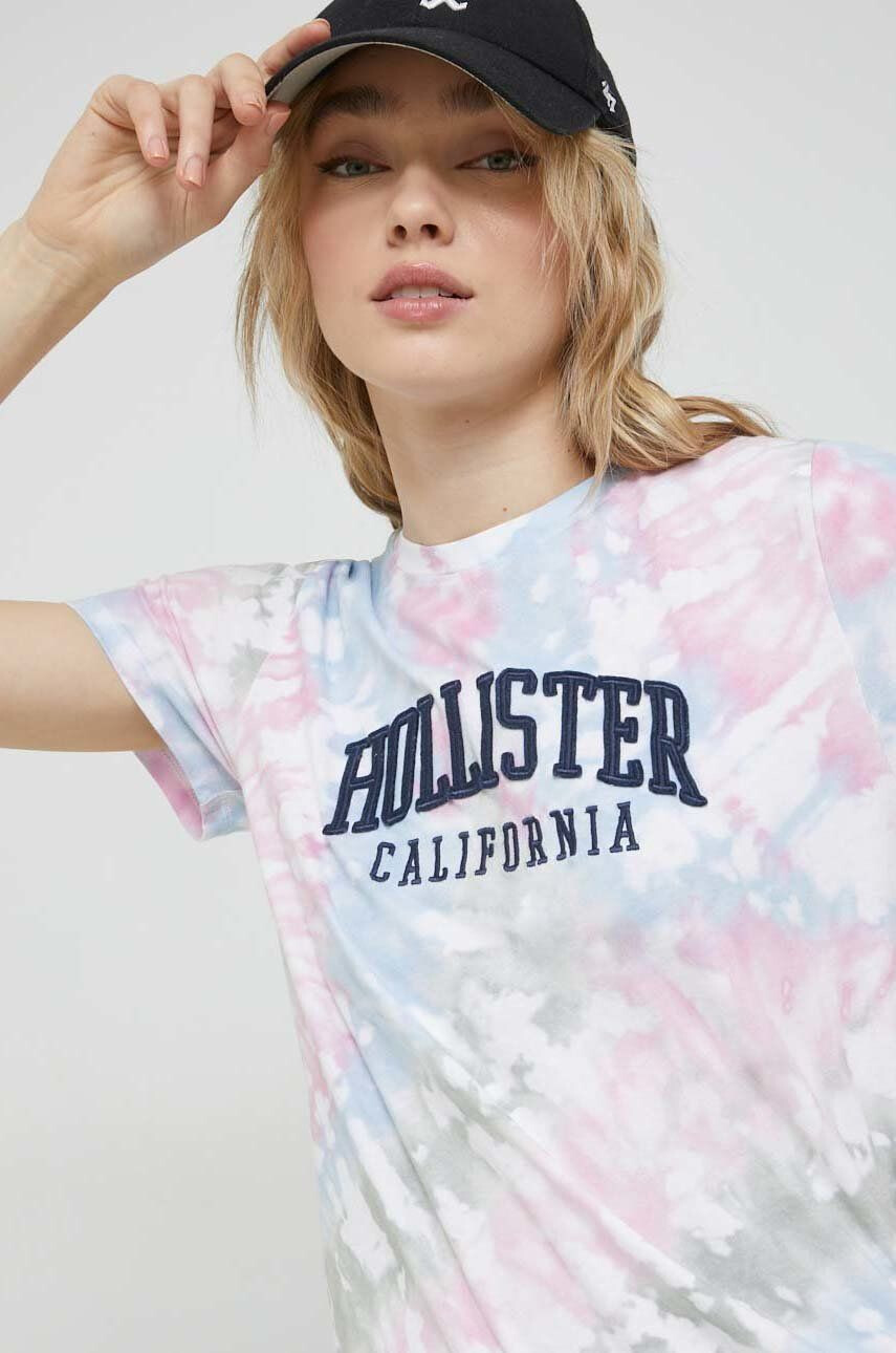 Hollister Co. Bavlnené tričko - Pepit.sk