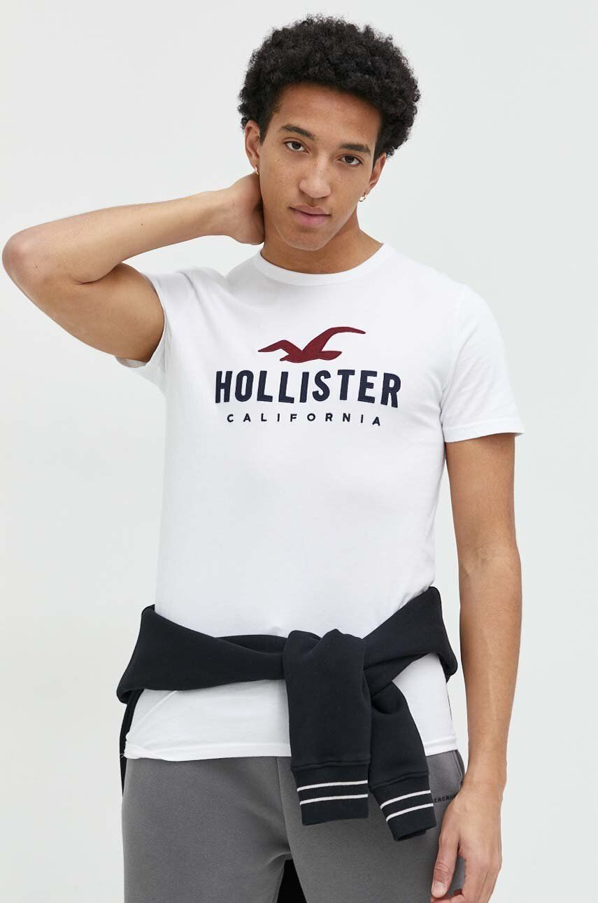 Hollister Co. Bavlnené tričko - Pepit.sk