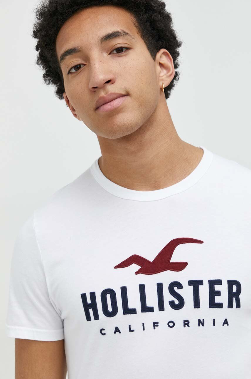 Hollister Co. Bavlnené tričko - Pepit.sk