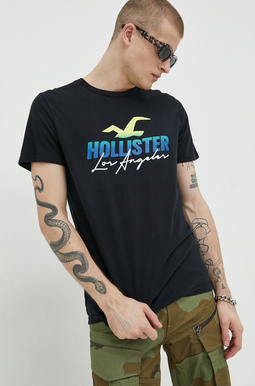 Hollister Co. Bavlnené tričko - Pepit.sk