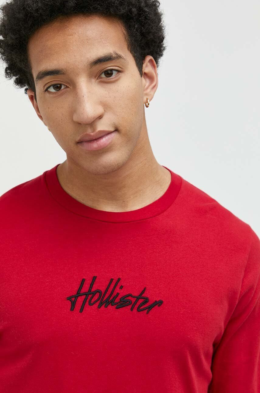 Hollister Co. Bavlnené tričko s dlhým rukávom - Pepit.sk