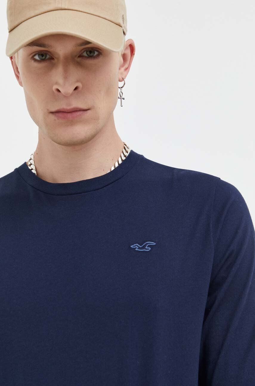 Hollister Co. Bavlnené tričko s dlhým rukávom - Pepit.sk