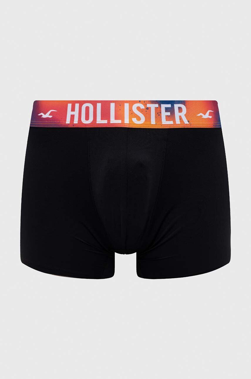 Hollister Co. Boxerky 5-pak pánske čierna farba - Pepit.sk