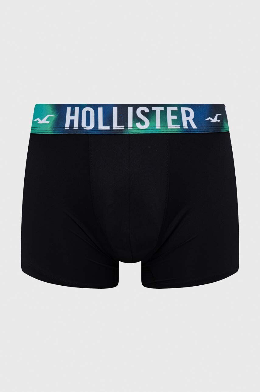 Hollister Co. Boxerky 5-pak pánske čierna farba - Pepit.sk