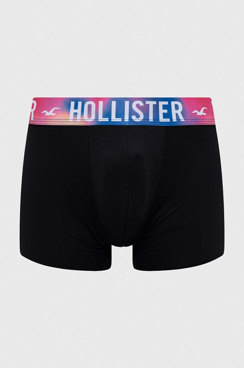 Hollister Co. Boxerky 5-pak pánske čierna farba - Pepit.sk