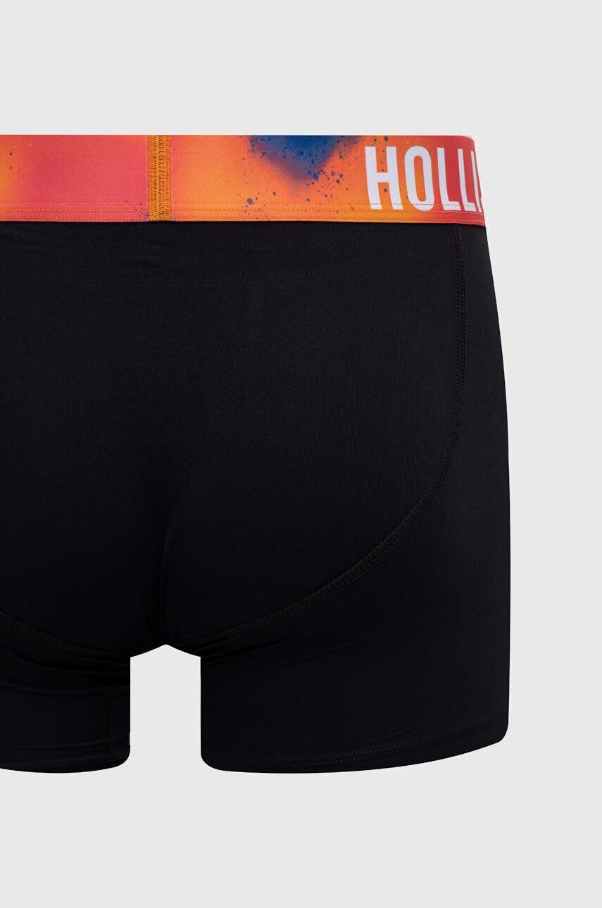 Hollister Co. Boxerky 5-pak pánske čierna farba - Pepit.sk