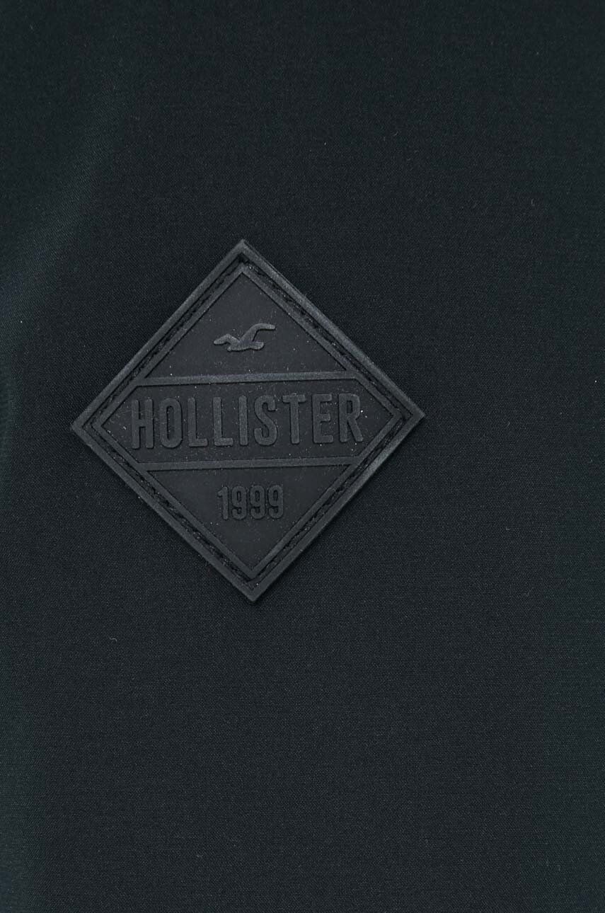 Hollister Co. Bunda dámska čierna farba zimná - Pepit.sk