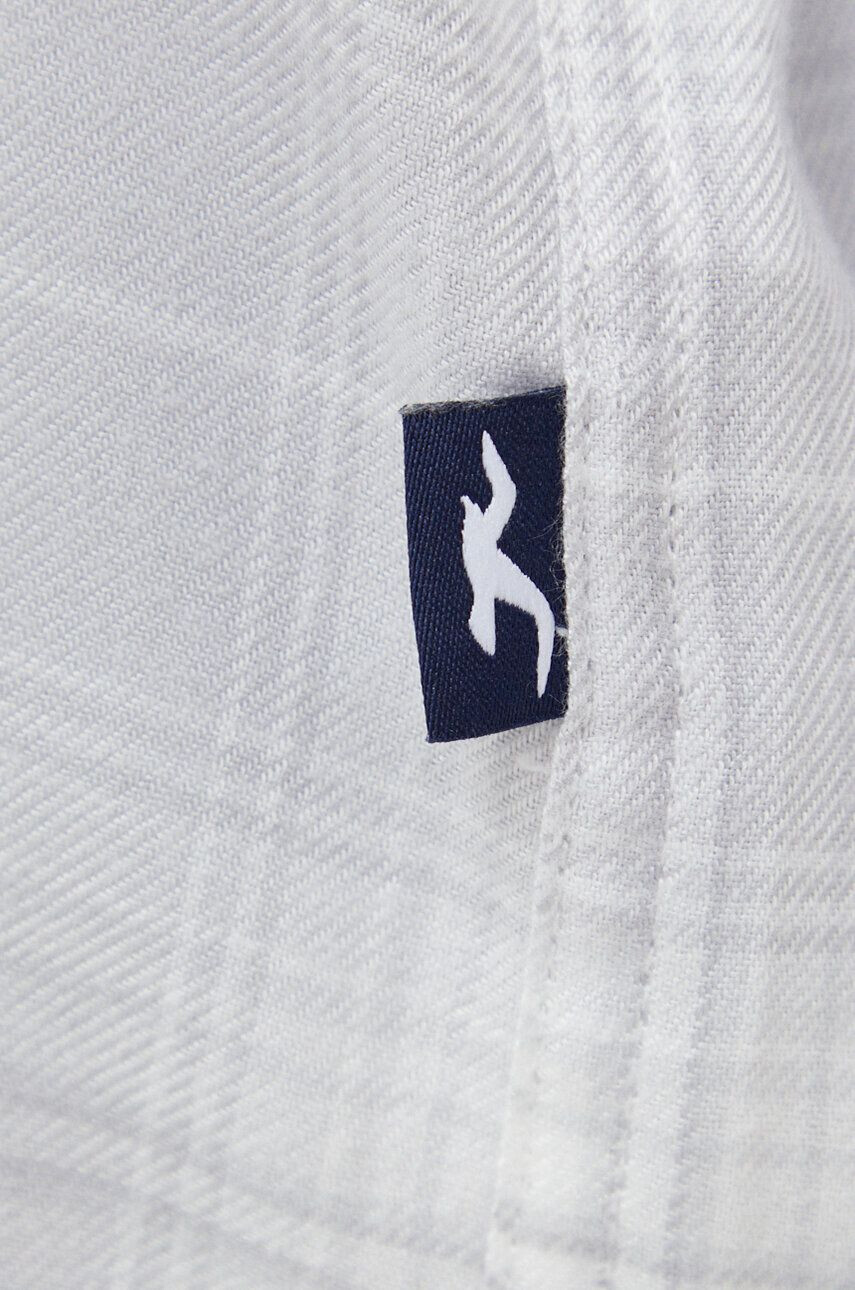 Hollister Co. Košeľa dámska šedá farba voľný strih s klasickým golierom - Pepit.sk