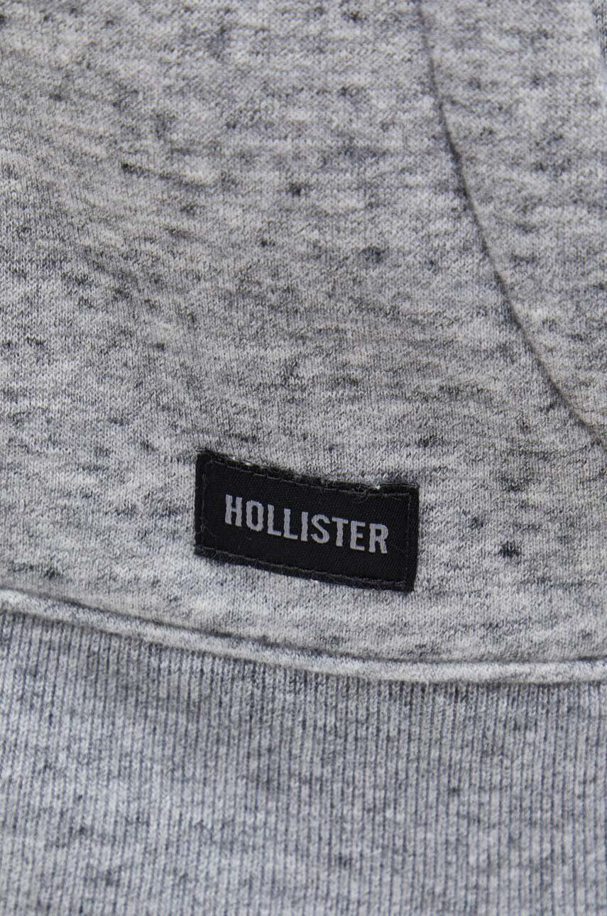 Hollister Co. Mikina pánska béžová farba vzorovaná - Pepit.sk